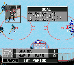NHL 96 screenshot 5 for Sega Mega Drive